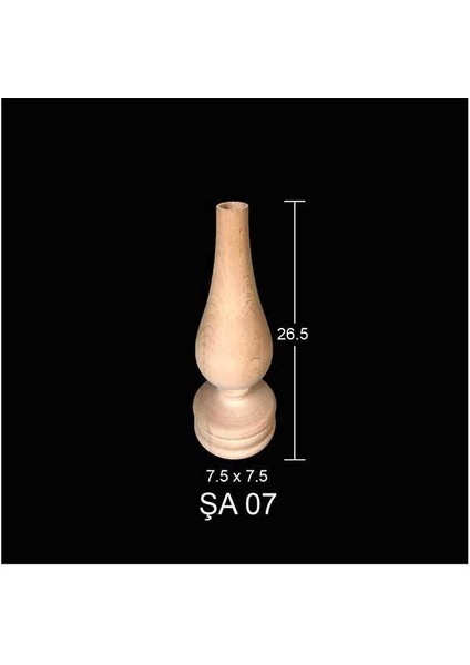 Ahşap Gaz Lambası Mumluk N:ŞA07