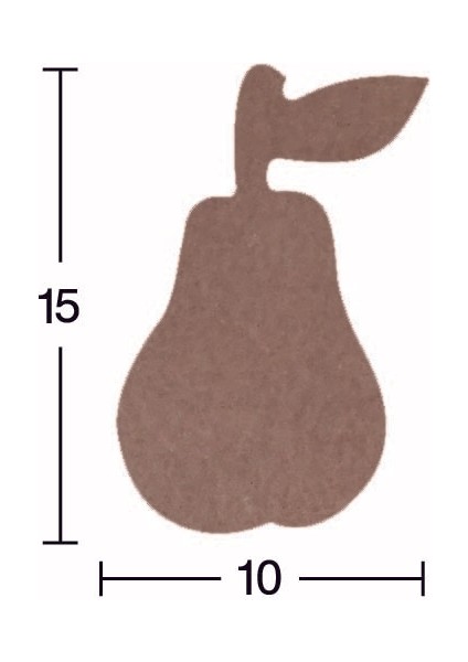 Ahşap Armut 18MM H74
