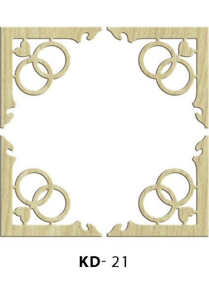 Ahşap Lazer Kesim KD21