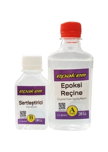 Epakem Epoksi Reçine 200+100 gr