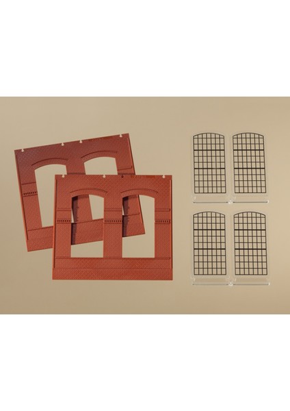 Maket Pencereli Duvar 1/87 80504