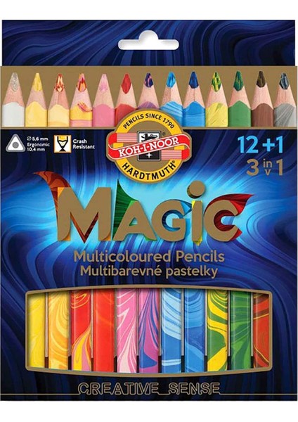 Kohınoor Magic Jumbo Sıhırlı Kuruboya Kalem Setı 12LI N:3408