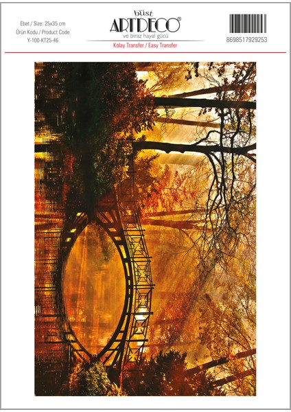 Kolay Transfer 25 x 35 cm Desen No:46
