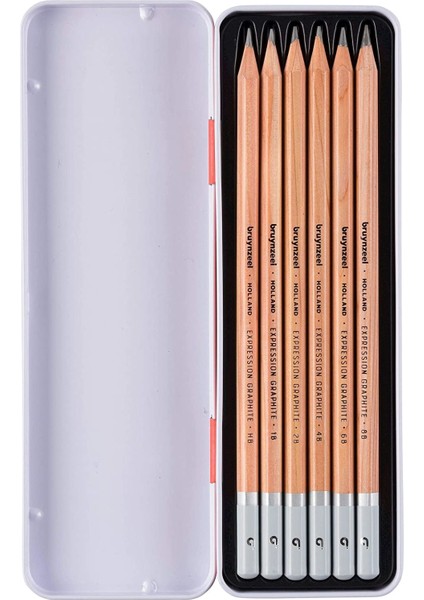 Graphite Pencils Set 6'lı