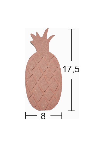 Ahşap Ananas 18MM H127