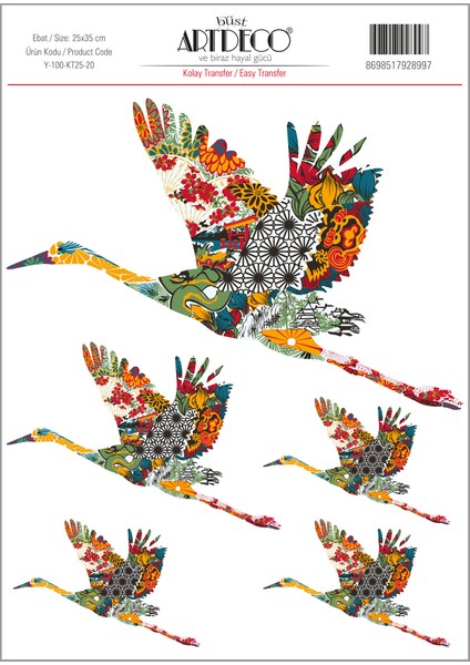 Kolay Transfer 25 x 35 cm Desen No:20