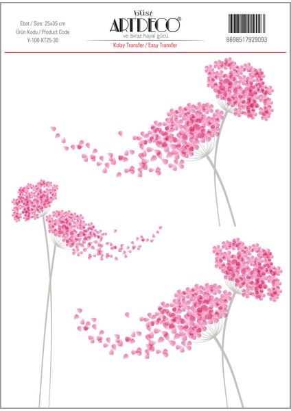 Kolay Transfer 25 x 35 cm Desen No:30