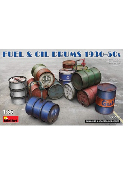 Maket Petrol Varilleri 1930 50S 1:35 35613