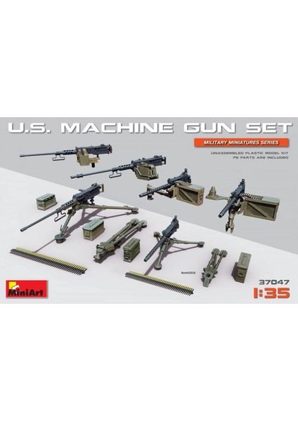 Maket U.s Makineli Tüfek Seti 1:35 37047