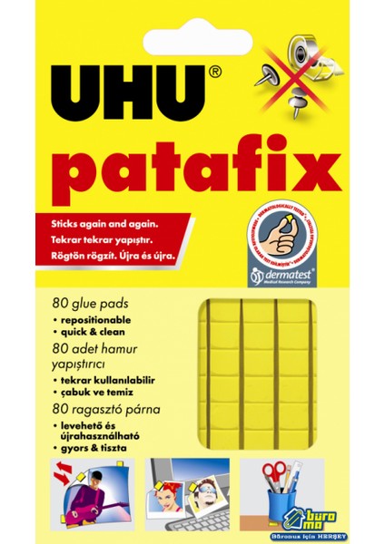 Patafi x Hamur Yapıştırıcı Sarı 80'li