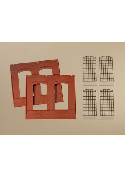Maket Pencereli Duvar 1/87 80503