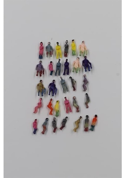 Maket Oturan Insan Figürü 25'li 1/150