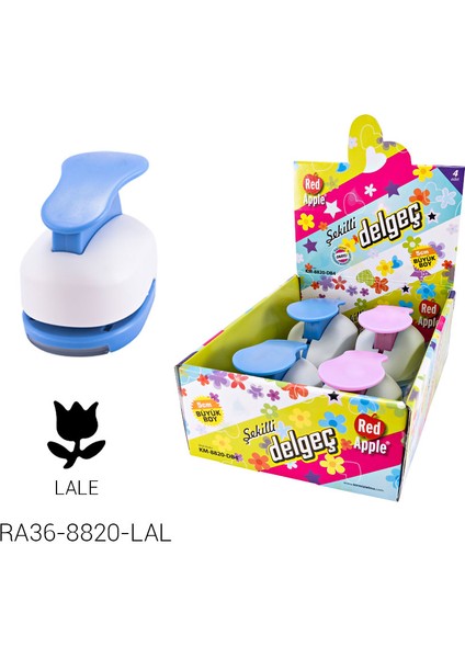 Şekilli Mega Boy Delgeç 5 cm Lale