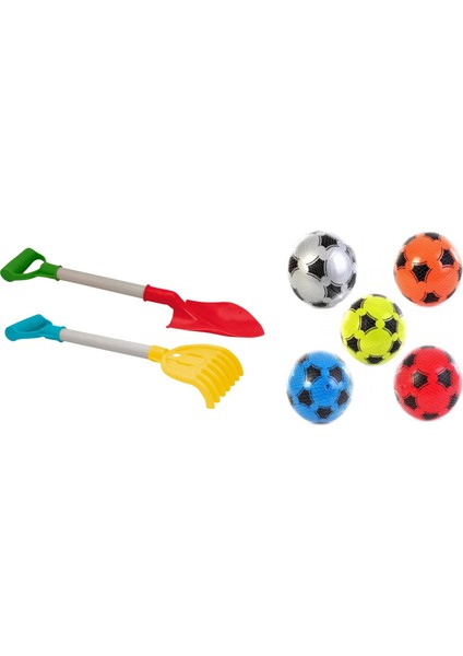 Tırmık Kürek Seti ve 1 Plastik Top