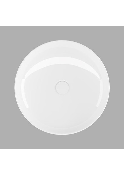 Siena 43 cm Tezgah Üstü Oval Lavabo Beyaz