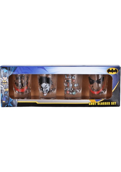 Joker Kutulu Kupa Joker 4lü Shot Bardağı Seti