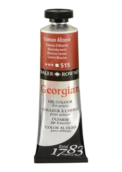 Daler Rowney Georgian Yağlı Boya 38 ml N:515 Crimson Alizarin