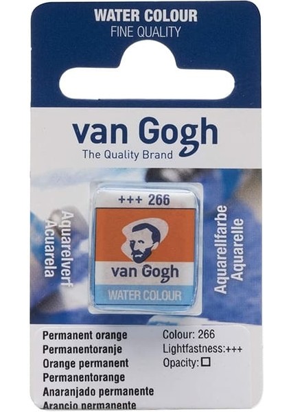 Van Gogh Sulu Boya Tablet 266 Permanent Orange