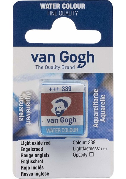 Sulu Boya Tablet 339 Light Oxide Red