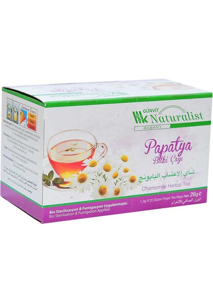 Papatya Bitki Çayı 20 Süzen Pşt modelleri