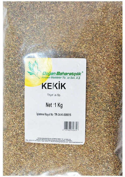 Yemeklik Kekik 1 kg