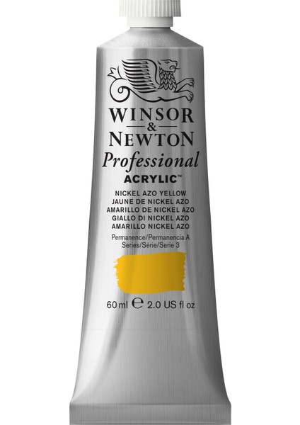 Profesyonel Akrilik Boya 60 ml Seri 3 N:439 Nickel Azo Yellow
