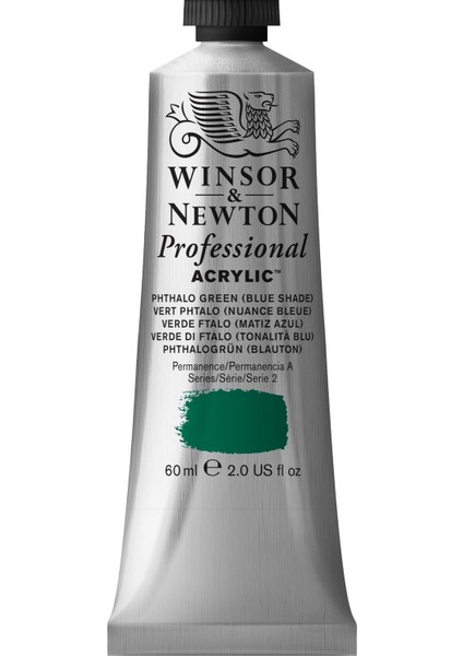 Profesyonel Akrilik Boya 60 ml Seri 2 Phthalo Green Blue Shade