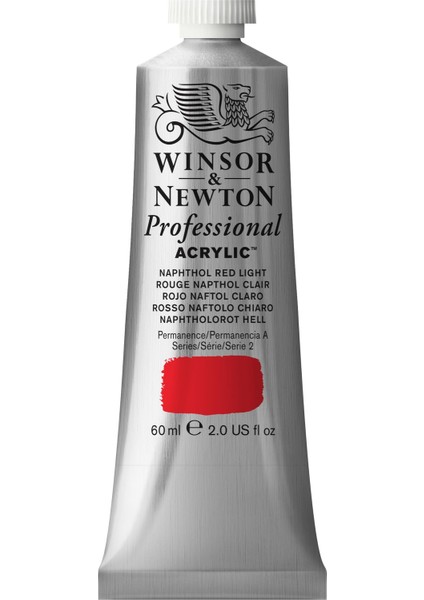 Profesyonel Akrilik Boya 60 ml Seri 2 N:421 Naphtol Red Light
