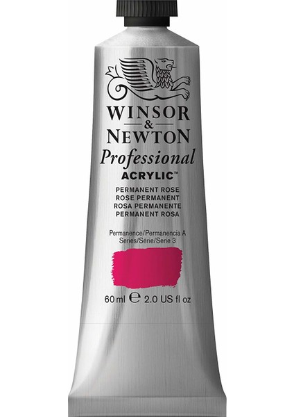 Profesyonel Akrilik Boya 60 ml Seri 3 N:502 Permanent Rose
