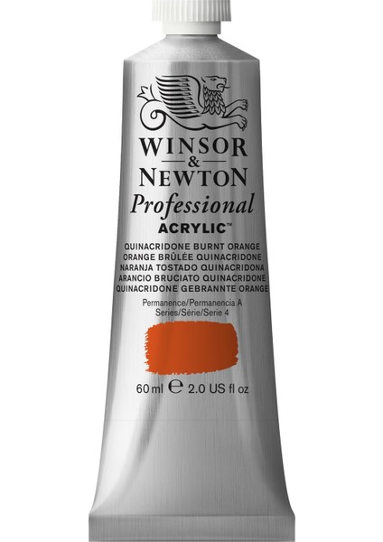 Profesyonel Akrilik Boya 60 ml Seri 4 Quinacridone Burnt Orange