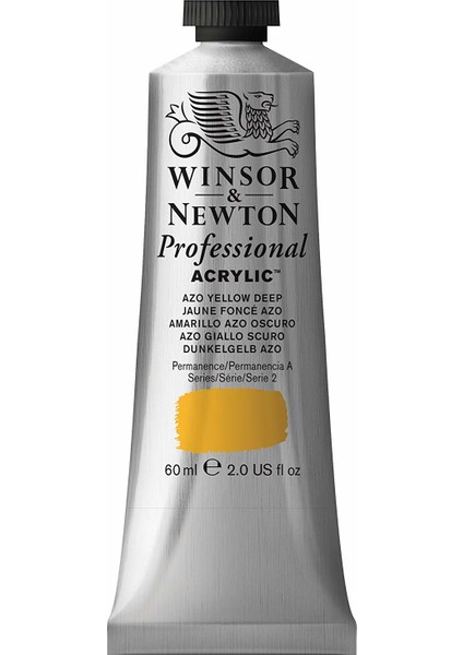 Profesyonel Akrilik Boya 60 ml Seri 2 N:039 Azo Yellow Deep