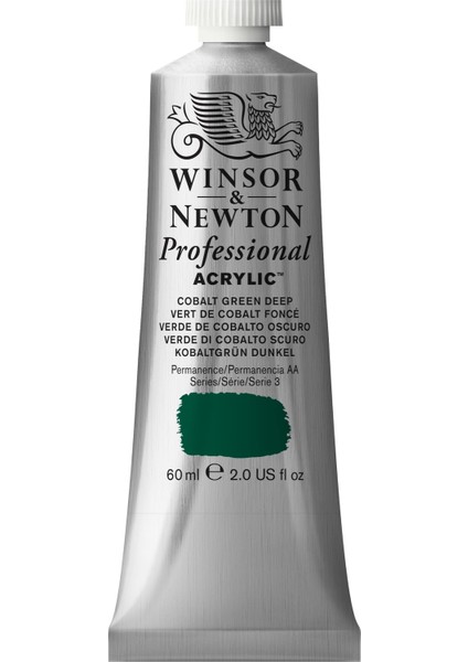 Profesyonel Akrilik Boya 60 ml Seri 3 N:185 Cobalt Green Deep