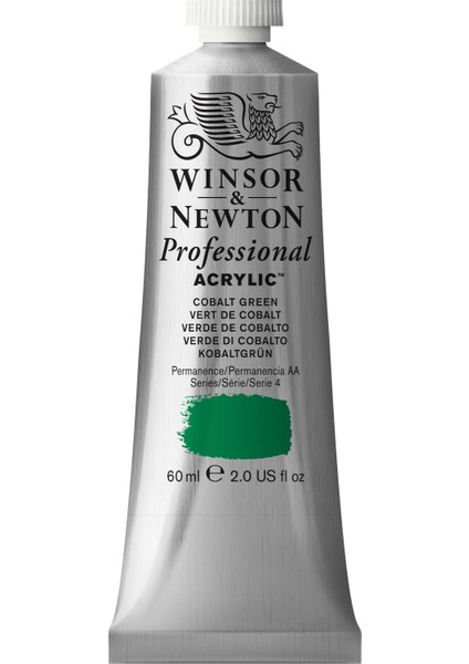 Profesyonel Akrilik Boya 60 ml Seri 4 N:184 Cobalt Green