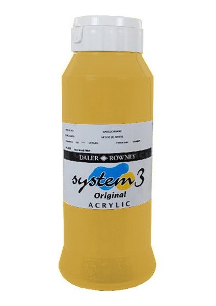 System 3 Akrilik Boya 1000 ml Cadmium Yellow Hue