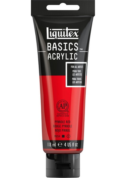Basics Akrilik 118 ml N:321 Pyrrole Red