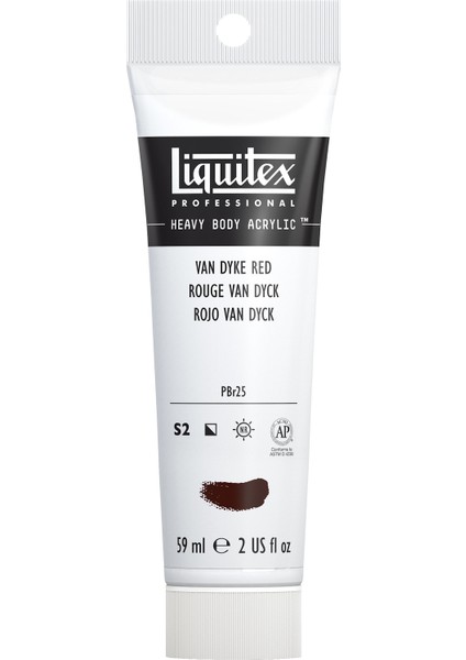 Heavy Body Akrilik Boya 59 ml Seri 2 Van Dyke Red