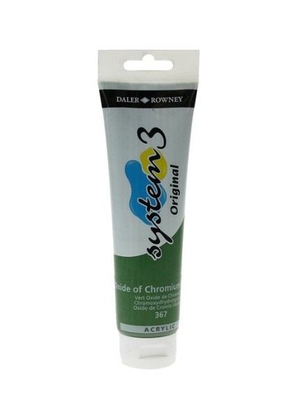 System 3 Akrilik Boya 150 ml N.367 Oxide Of Chromium Green