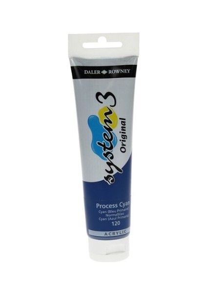 System 3 Akrilik Boya 150 ml N.120 Process Cyan