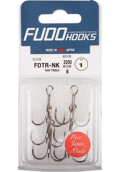 2201 Treble Üçlü Black Nikel Iğne