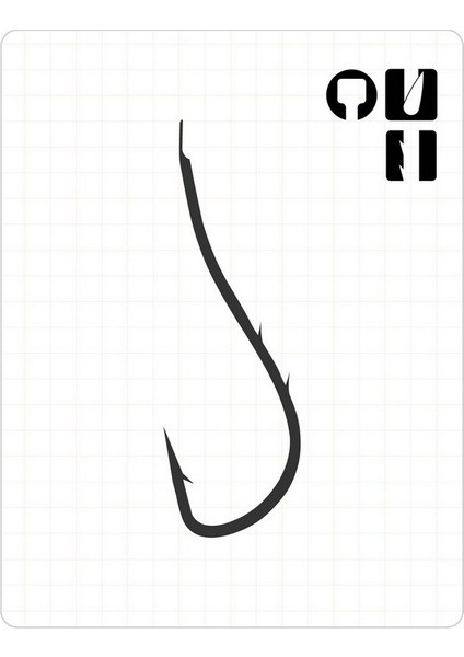 2901 Ryusen Çift Tirnak Black Nikel Iğne