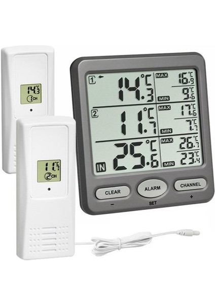 30.3062.10 Trıo Kablosuz Iç ve Dış Ortam Sıcaklık Ölçer