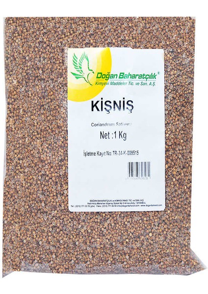 Doğal Tane Kişniş 1000 gr Paket