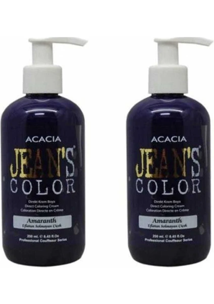 Acacia Jean's Color Mavi Saç Boyası 250 ml 2 Adet