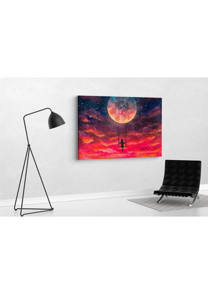 Ay Salıncağı Kanvas Tablo