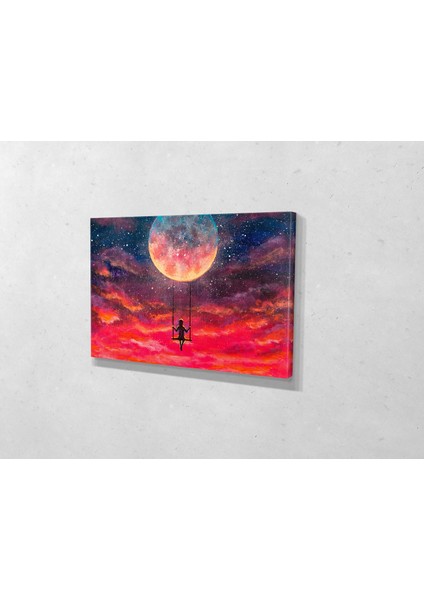 Ay Salıncağı Kanvas Tablo modelleri