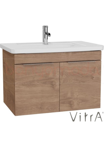 Vıtra Quadrum Banyo Dolabı Seti 80 cm Açık Meşe 65522 fiyatları