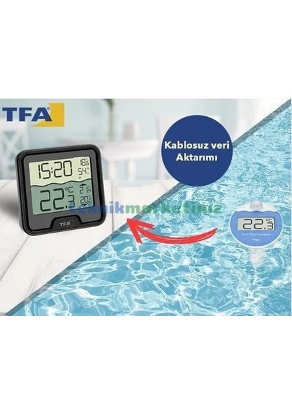 Dostmann Kablosuz,telsiz Iç Ortam ve Havuz,gölet Termometresi, Max-Min Fonksiyonlu TM832.1052.01 fiyatları