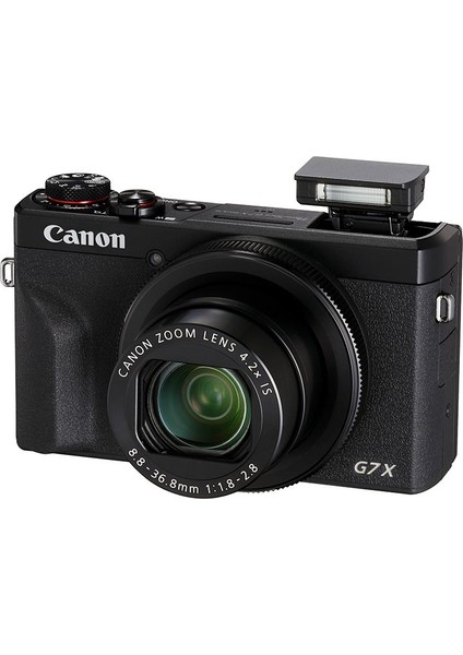 PowerShot G7 X Mark III Siyah Fotoğraf Makinesi (Canon Eurasia Garantili)