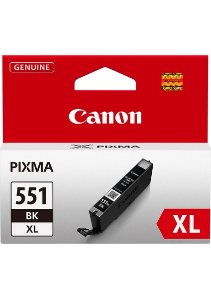 CLI-551XL BK Orijinal Siyah Mürekkep Kartuşu