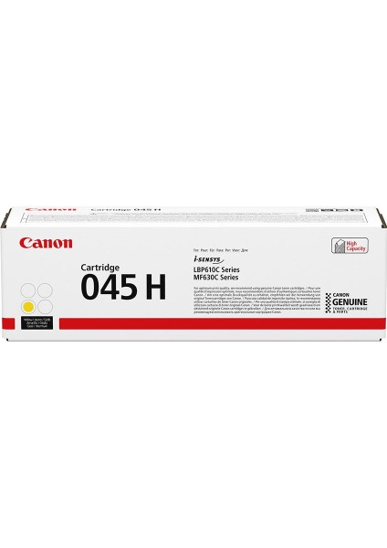 CRG 045 H Y Yüksek Kapasiteli Orijinal Sarı Toner
